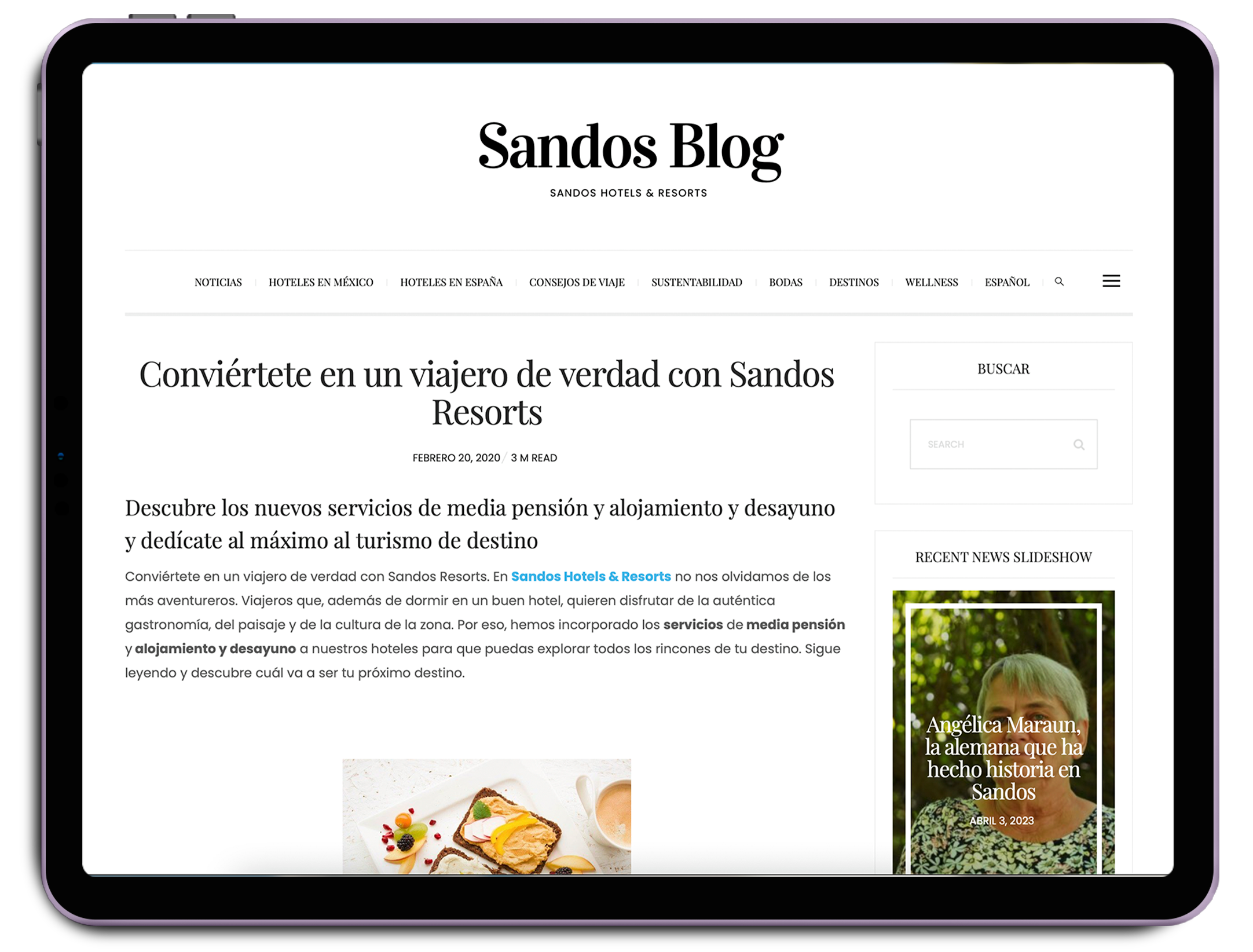 SANDOS HOTELS & RESORTS - CONTENT CREATION AND DIGITAL MARKETING - Duplicate